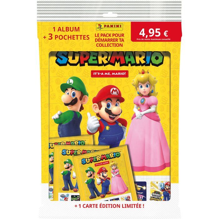 Pack de démarrage Super Mario 2 - Album et cartes à collectionner