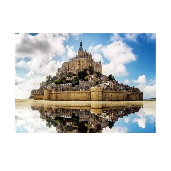 Image secondaire de Puzzle 1000 pieces L'Abbaye du Mont Saint Michel, Des racines et des ailes, Nathan, Des 14 ans, 41170561