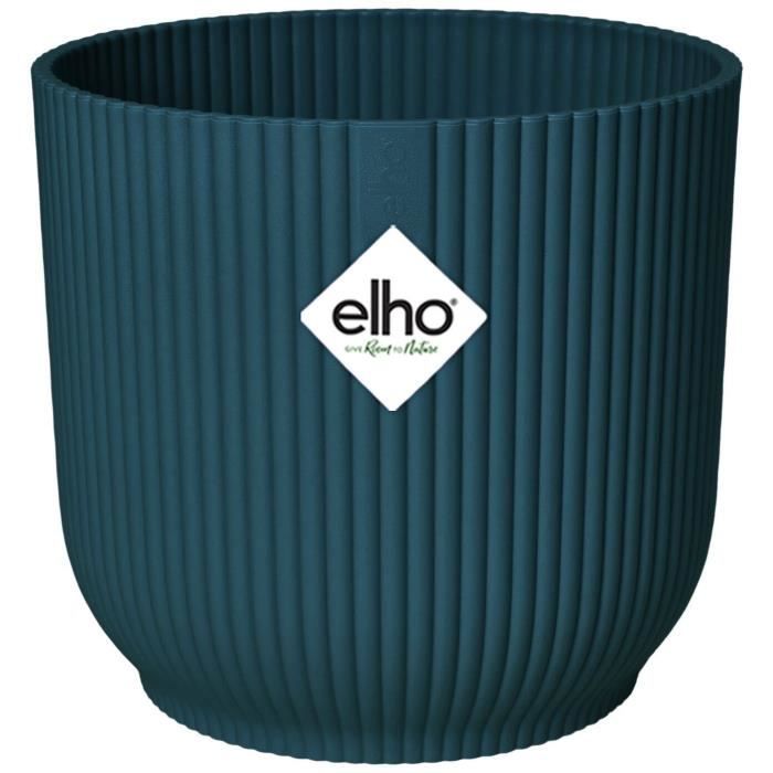 VIBE ROUME FLOWER POT - Plastica - Ø25 - Blu scuro