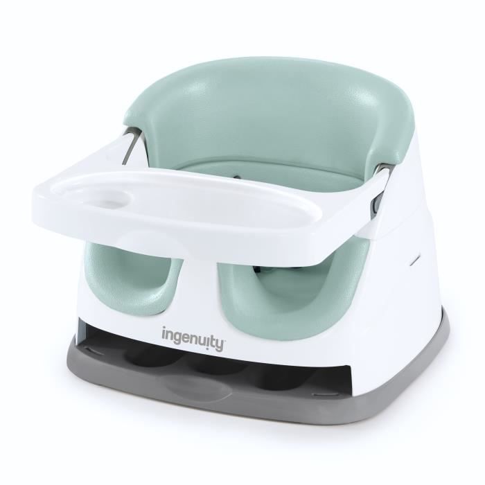 INGENUITY rialzo 2 in 1 con vassoio portaoggetti integrato, nebbia, a partire da 6 mesi