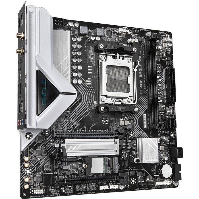Image secondaire de Carte Mère GIGABYTE B840M EAGLE WIFI6 Micro-ATX avec WiFi 6