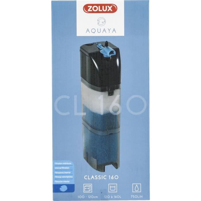 Image secondaire de Filtre intérieur - Zolux - Classic - Pour aquarium de 120 a 160 L - Débit de 750 L/h - 14W