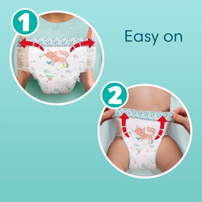 PAMPERS Premium Protection Pants Taille 4 - 78 Couches-culottes