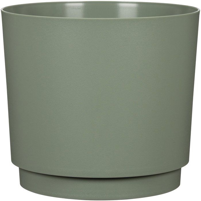 Pot de fleurs rond DEROMA 13L - Ø 29 cm - Vert élégant