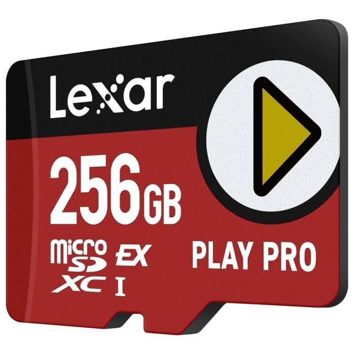 Image secondaire de Lexar - Carte PLAY PRO microSDXC Express - Carte mémoire - 256GB - Vitesse de lecture jusqu'à 900Mo/s