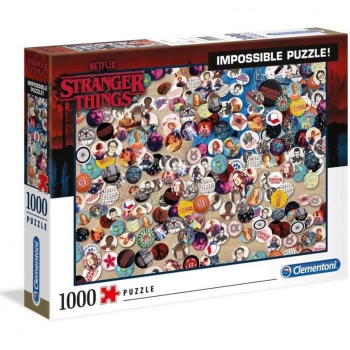 Puzzle 1000p Impossible - Stranger Things - 69 x 50 cm - Clementoni