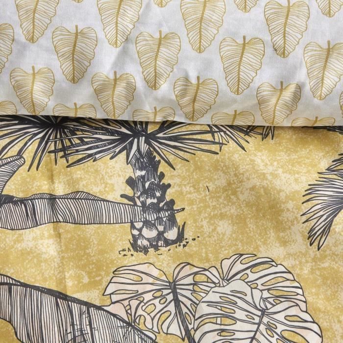 Image secondaire de Parure de lit imprimé SUNSHINE LOUISA - TODAY - Jaune 260x240cm