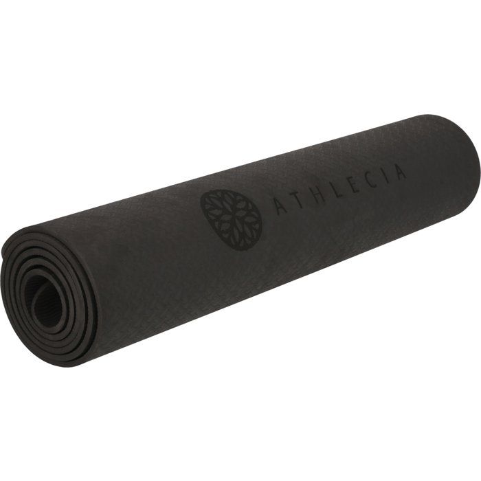 Tapis de Yoga Estell - ATHLECIA - 6 mm - Noir