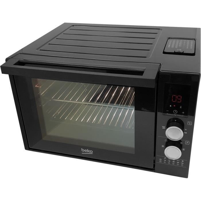 Miniforno - BEKO - BMF30QVB - 30 L - Multifunzione - Calore agitato - Schermo LED - 7 funzioni - Nero