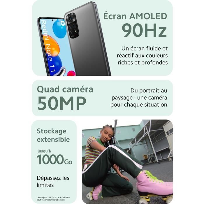 XIAOMI Redmi Note 11 128Go 4G Bleu