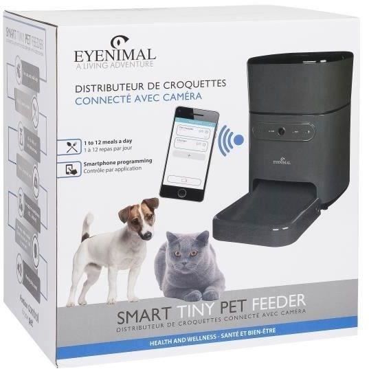 EYENIMAL - Distributeur de croquettes - Smart Tiny Pet Feeder - pour chats ou petits chiens