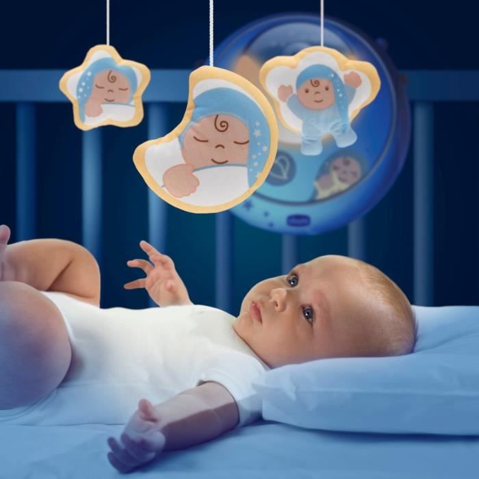 CHICCO Mobile Double Projection Bleu First Dreams