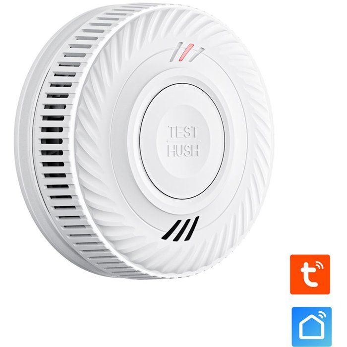 Détecteur de fumée WiFi KYF avec pile scellée de 10 ans