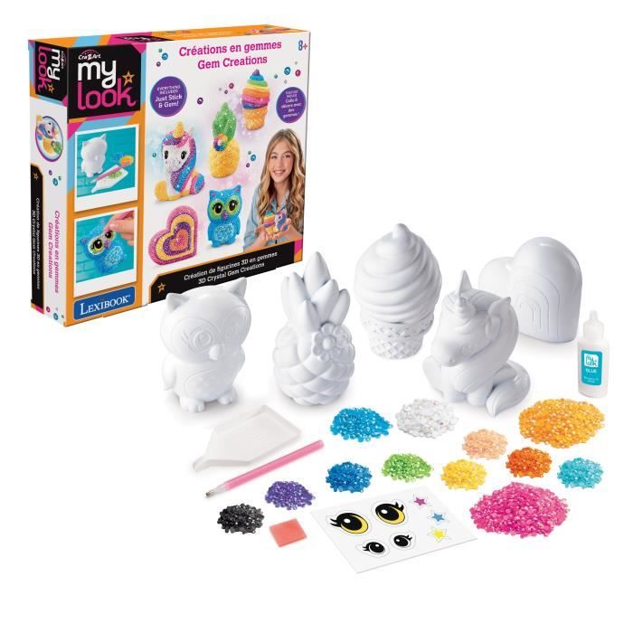 LEXIBOOK - Création de figurines 3D en pierres précieuses