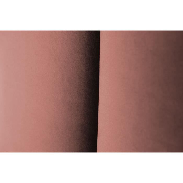 Tete de lit BEDY - Velours Rose - 110x160 cm