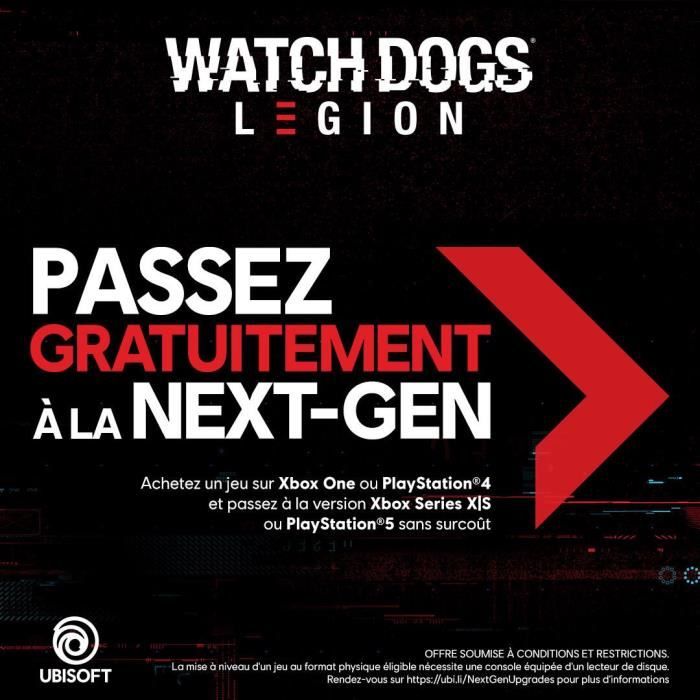 Watch Dogs Legion Édition GOLD Jeu PS4 (Upgrade gratuit vers PS5)