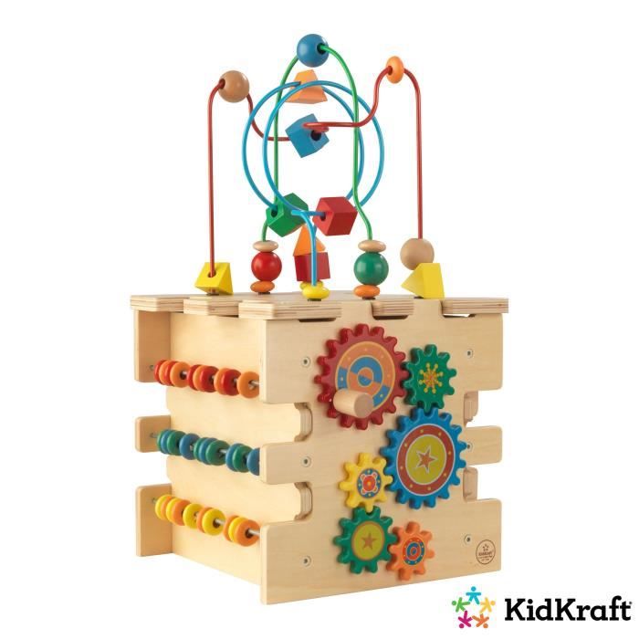 KIDKRAFT - Cube d'activités en bois Deluxe