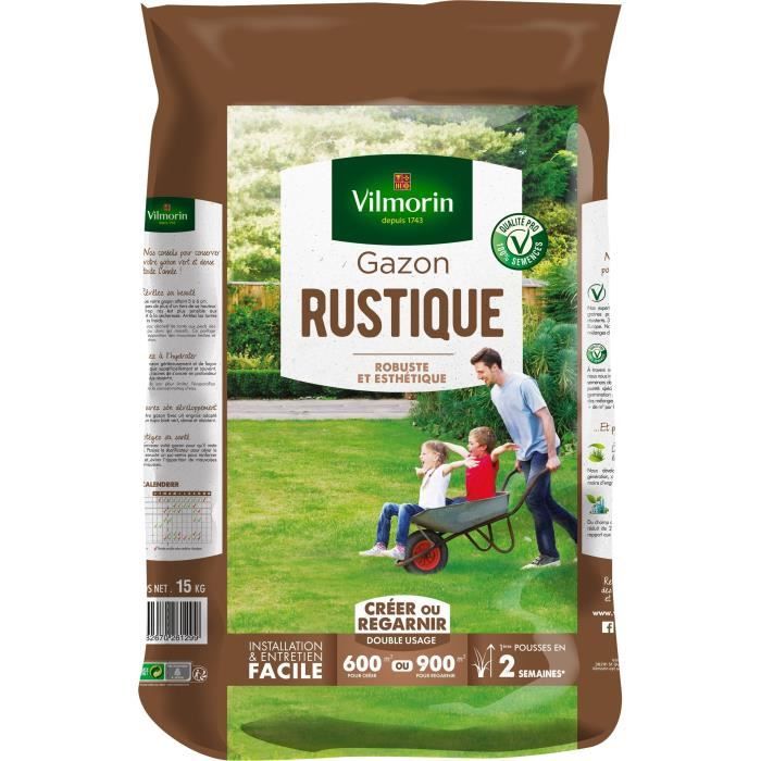 Image secondaire de Semences de Gazon Rustique VILMORIN - 15 kg pour Pelouse de Qualité