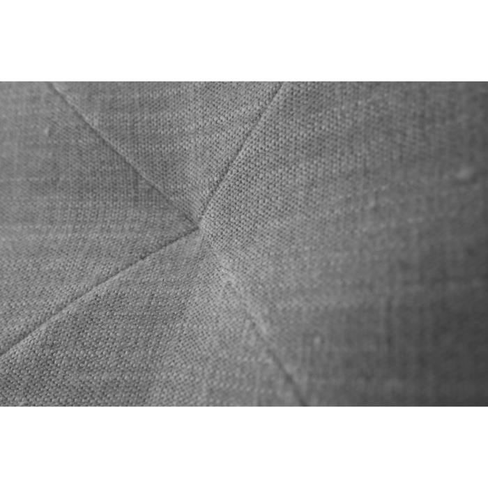Tete de lit STELLA - Tissu gris - 200x150 cm