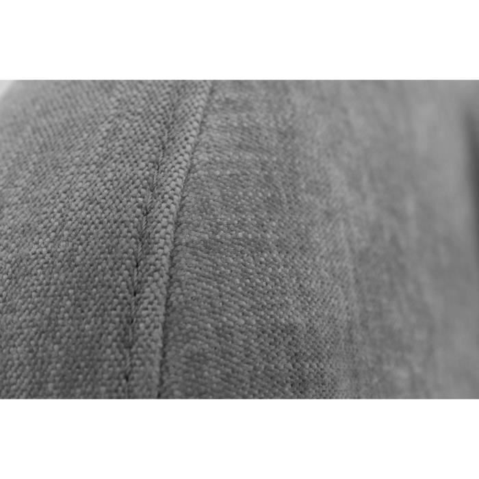 Tete de lit STELLA - Tissu gris - 200x150 cm
