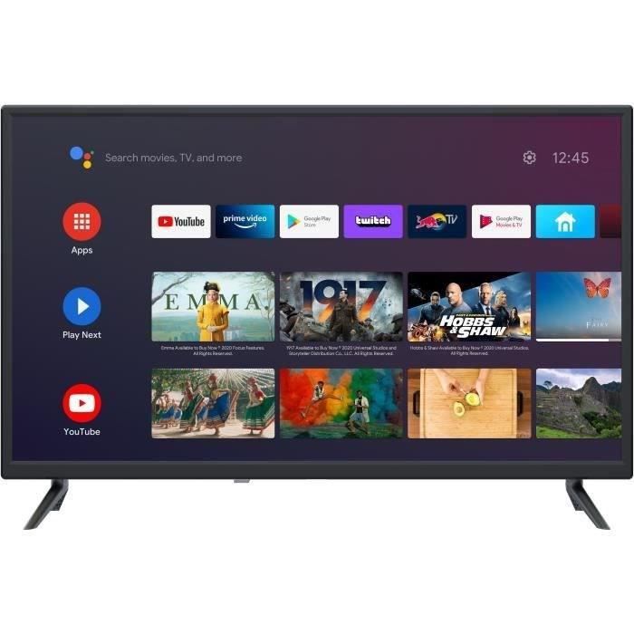 CONTINENTAL EDISON CELED32SA22B6 - TV LED HD 32 (81 cm) - Android TV - 3xHDMI, 2xUSB - Nero