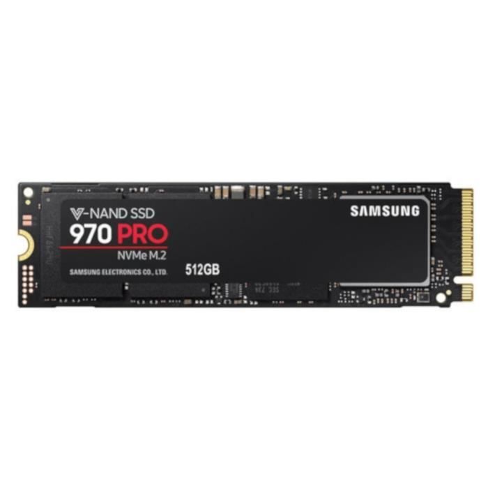 SAMSUNG - SSD Interne - 970 PRO - 512 Go - M.2 Nvme (MZ-V7P512BW)