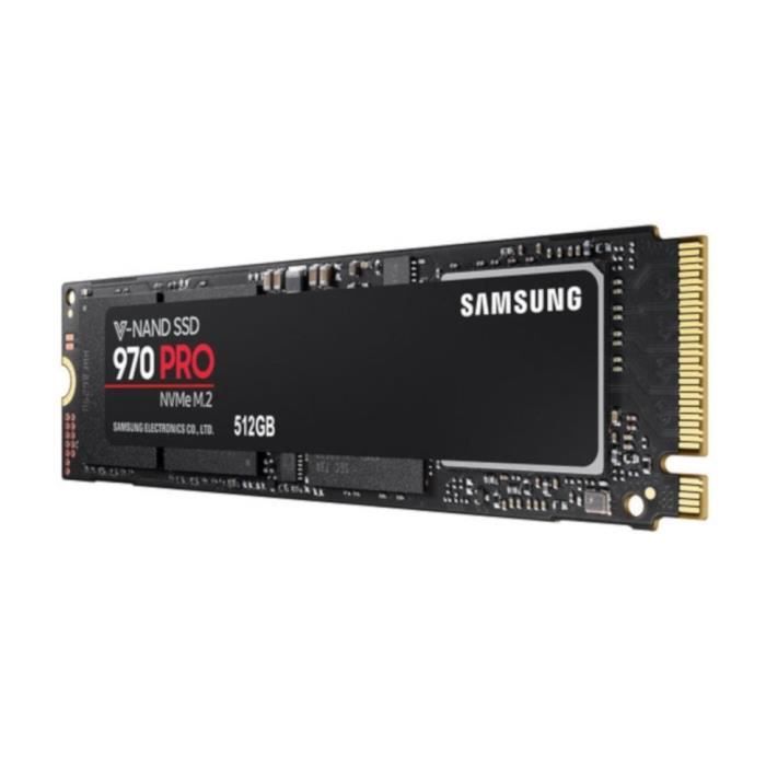 SAMSUNG - SSD Interne - 970 PRO - 512 Go - M.2 Nvme (MZ-V7P512BW)