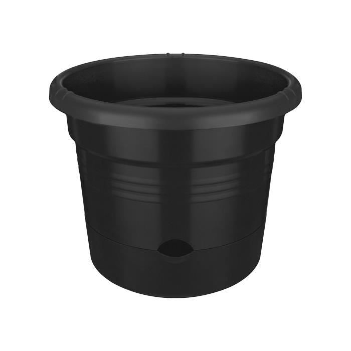 Vaso per pomodori ELHO Green Basics - 33 cm - Nero brillante