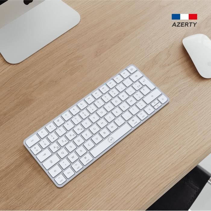 Image secondaire de Mini clavier - Touches plates - MOBILITY LAB - KMP2000W - AZERTY - FR - Multi-connexions - Blanc