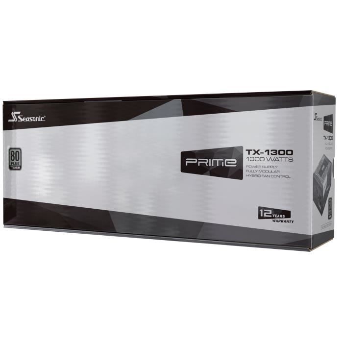 Alimentation PC Interne - SEASONIC - Prime Titanium - 1300W (PRIME TX 1300)
