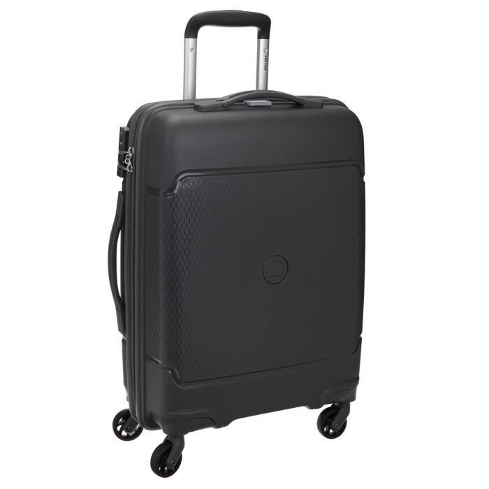 DELSEY Valise Cabine Low Cost Rigide Polypropylene 4 Roues 55cm SEJOUR Anthracite