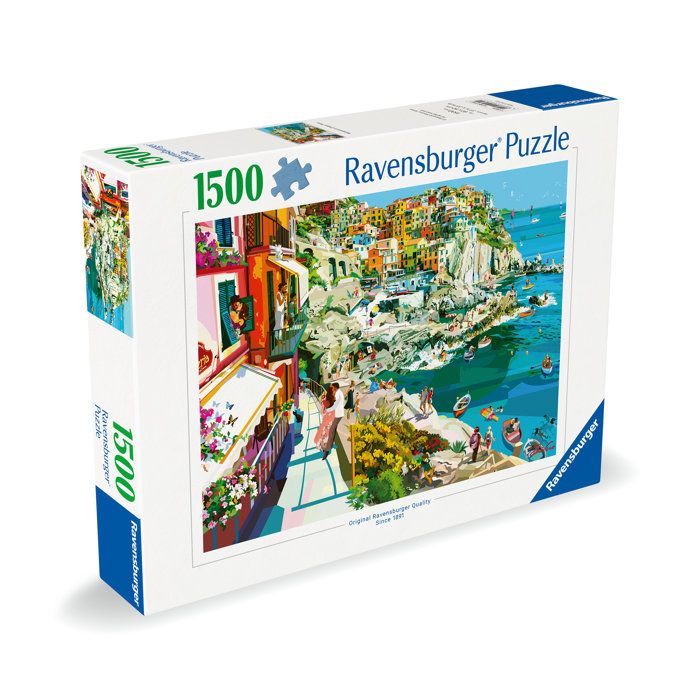 Image secondaire de Puzzle Ravensburger 1500 pièces - Romance aux Cinque Terre
