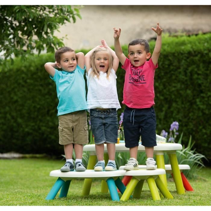 SMOBY - Kid Banc Intérieur / Extérieur Vert