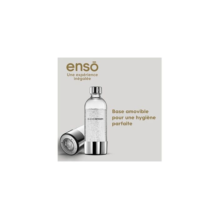 Image secondaire de Bouteille - Sodastream - ENSO - Métal - 1L - Compatible Lave-Vaisselle