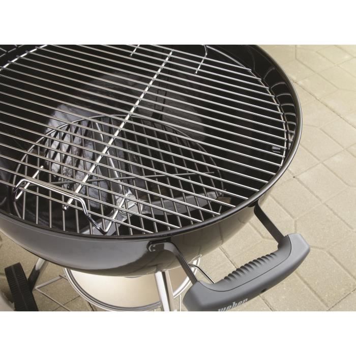 WEBER Barbecue a charbon Classic Kettle 47 cm thermometre Charcoal Grill  - Noir