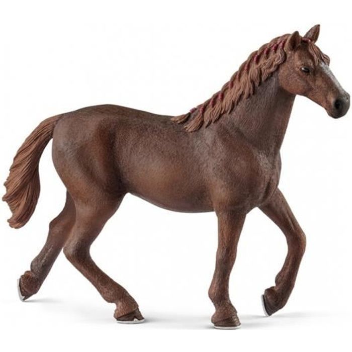SCHLEICH - Figurine Cheval 13855 Jument Pur-sang anglais