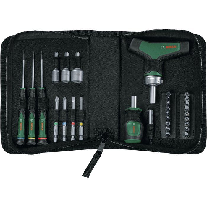 Jeu de 31 tournevis de précision Bosch pour tous vos travaux de vissage