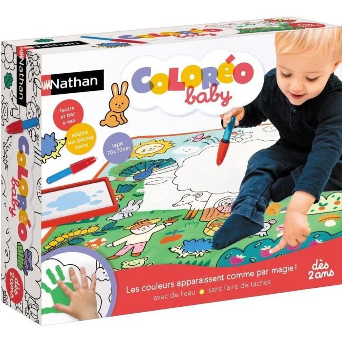Actividad creativa - NATHAN - Color�o Baby - Colorear con agua, tapetes adecuados y fieltro