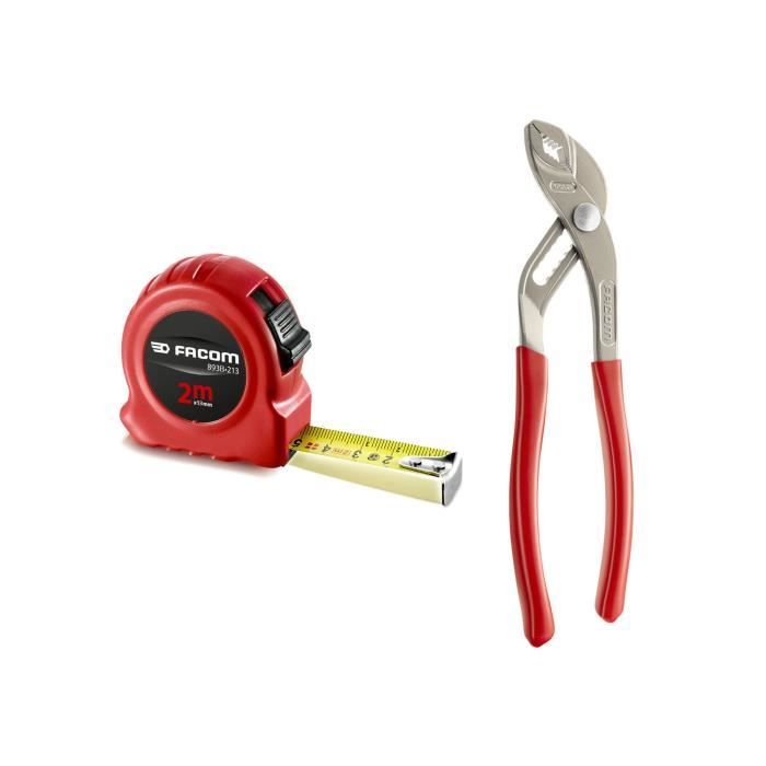 Boite Textile Mini Probag FACOM - BS.SMBCM1PB (Livré avec Pince multiprise + Mesure 2 m + Cutter + 3 Tvis Protwist + 9 Clés mâles)