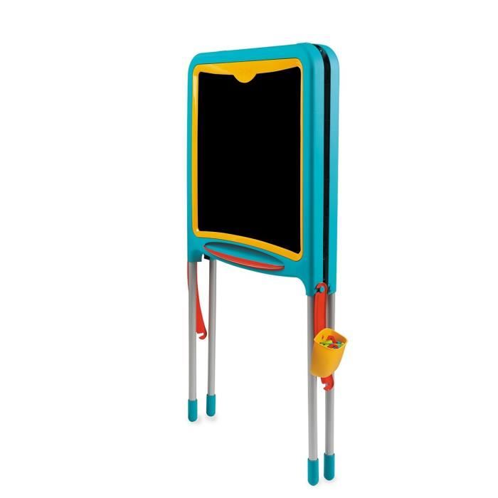 SMOBY - Tableau Tubes Ardoise Double Face 80 Accessoires Mixte