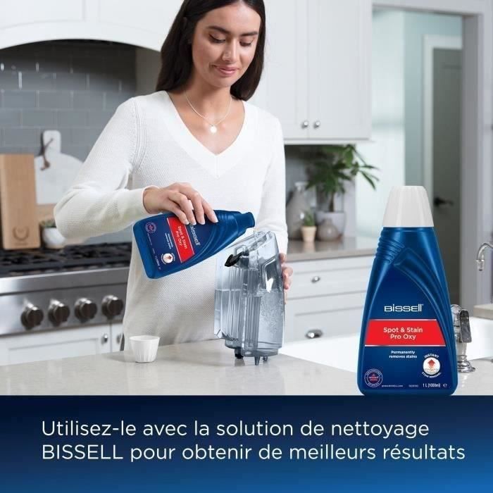 BISSELL Spot Clean Plus 3724N - Détache, Nettoie et Aspire - Léger et compact - Tube 2.20m