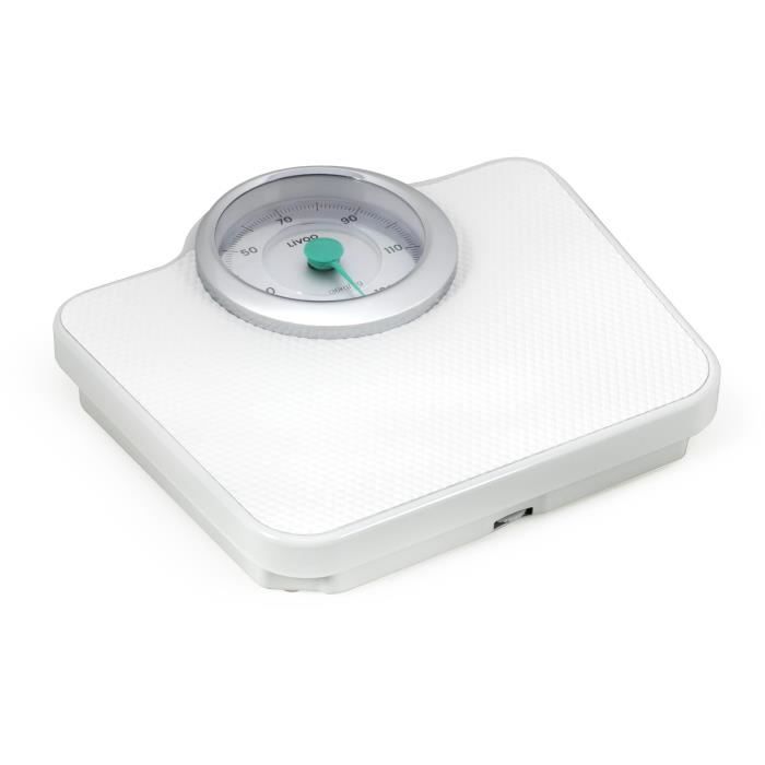 Image secondaire de Pese-personne mécanique rétro - LIVOO - DOM490 - Sans pile - Max 136 kg - Métal antidérapant - Blanc