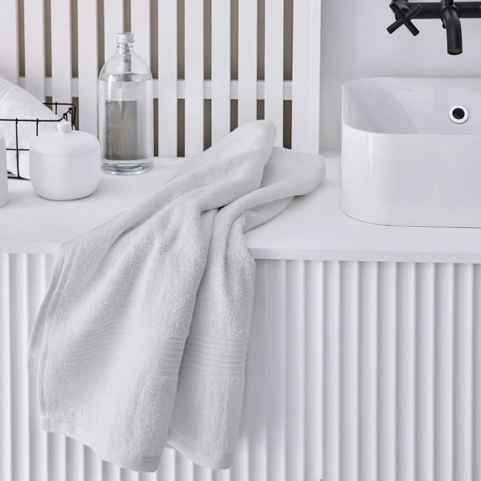 Towel Bath 70x130 cm 100% Cotton Color Chalk