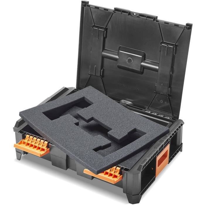 Image secondaire de Insert en mousse - TOOD - 2 pieces - Pour coffret professionnel - Emboîtable - 40x30x4 cm