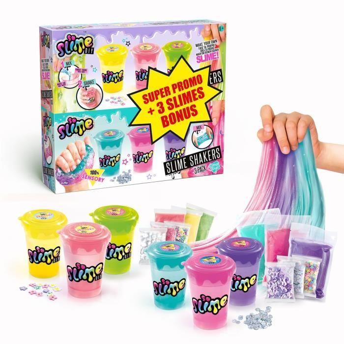 Canal Toys - Shaker per slime 3 + 3 bonus