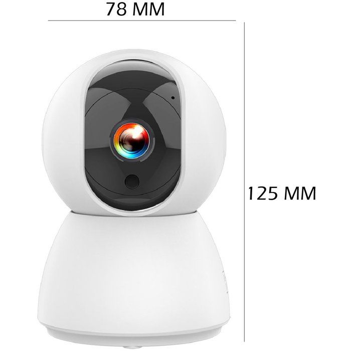 Image secondaire de Caméra de Surveillance Intérieure KYF M30 Rotative Full HD 4MP avec Sirène Intégrée