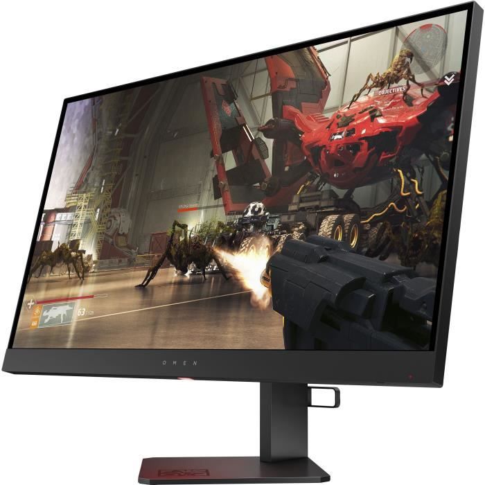 Ecran PC Gamer - OMEN X by HP 27 - 27 2,5K - Dalle TN - 1 ms - 240 Hz - 2x HDMI / DisplayPort - AMD FreeSync