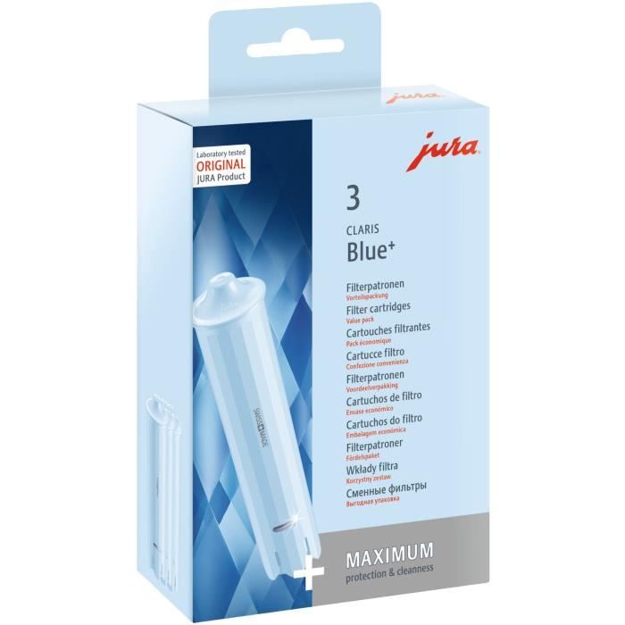 JURA Filter cartridge Box of 3 CLARIS Blue + cartridges