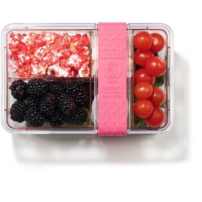 Image secondaire de Lunch box compartimentée - BODUM - Topee - avec couverts - Bubblegum