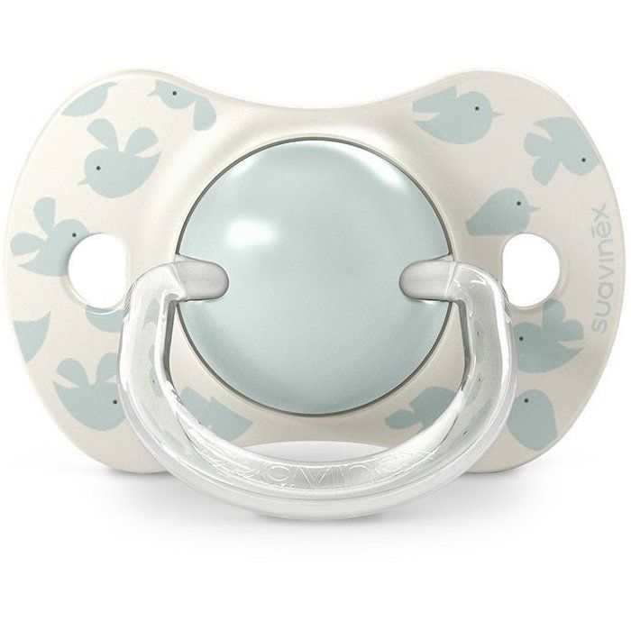 Image secondaire de Lot de 2 sucettes symétriques Birdies - SUAVINEX - 6 à 18 mois - Vert